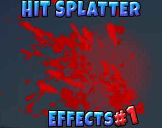 Hit Splatter Effects Pack # 1