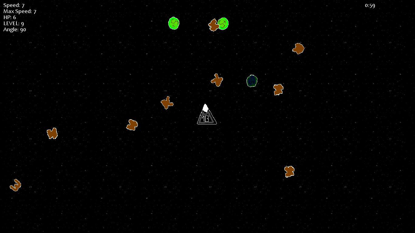 Meteor 10. Game meteors.
