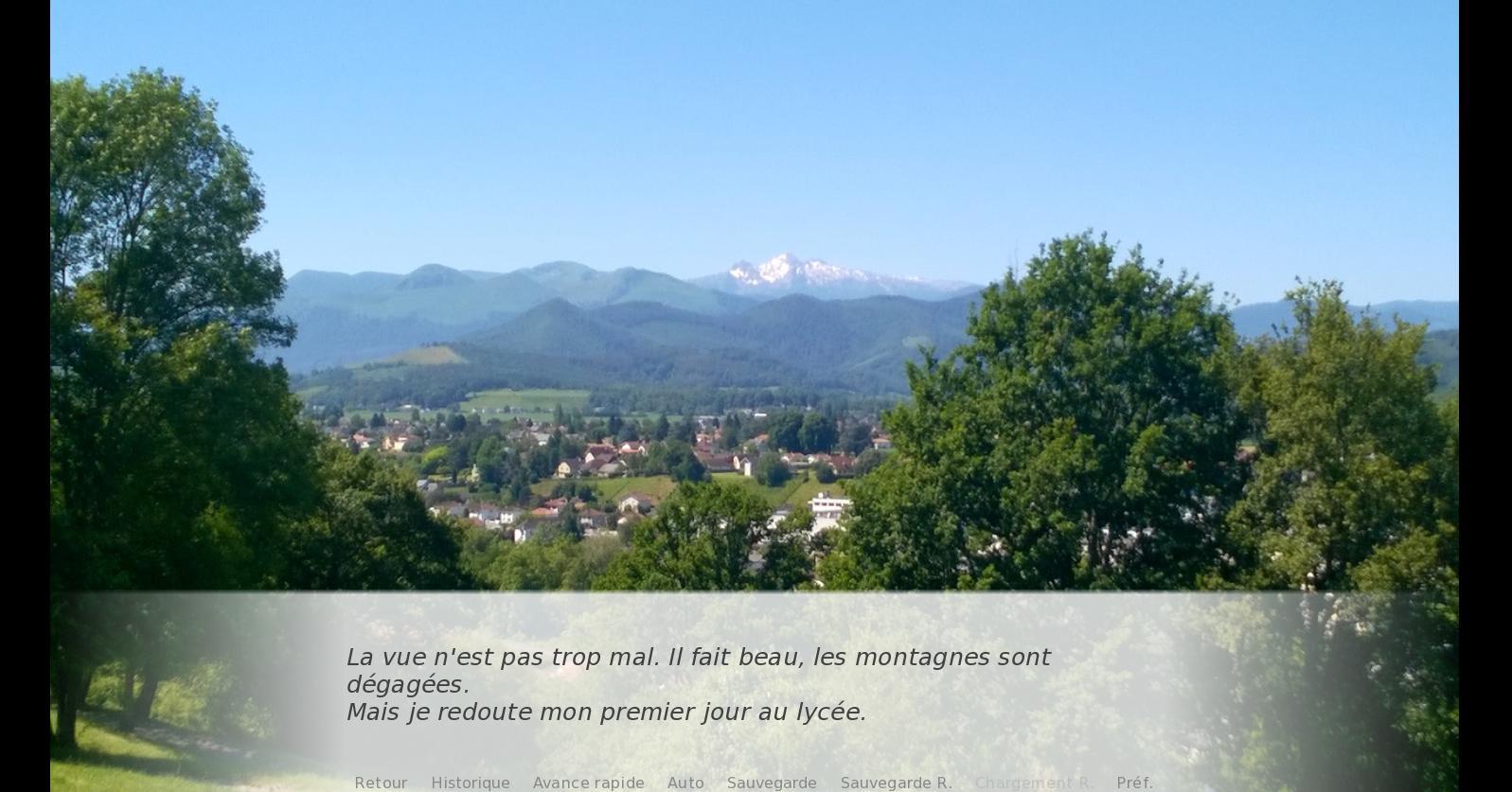 Lo camin de l'escòla