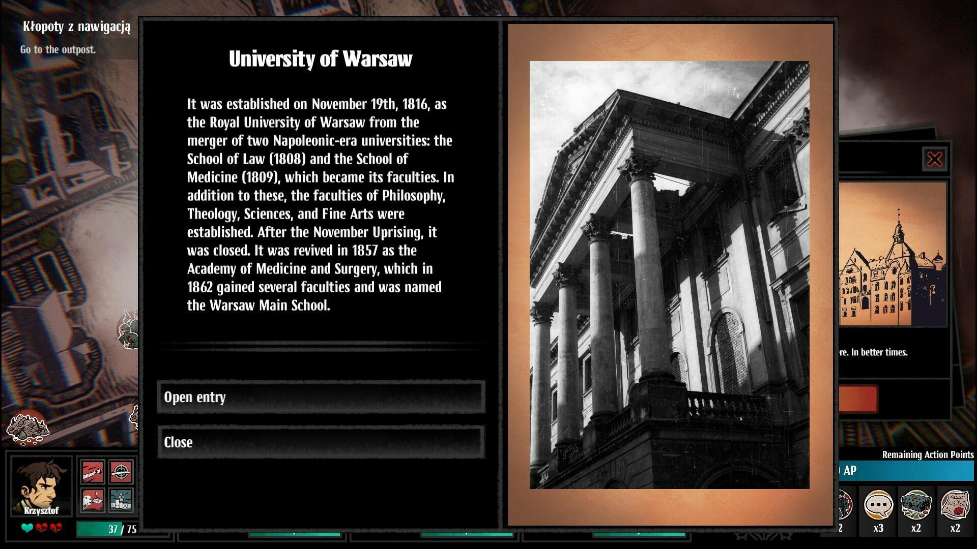 WARSAW RISING: City of Heroes screenshot