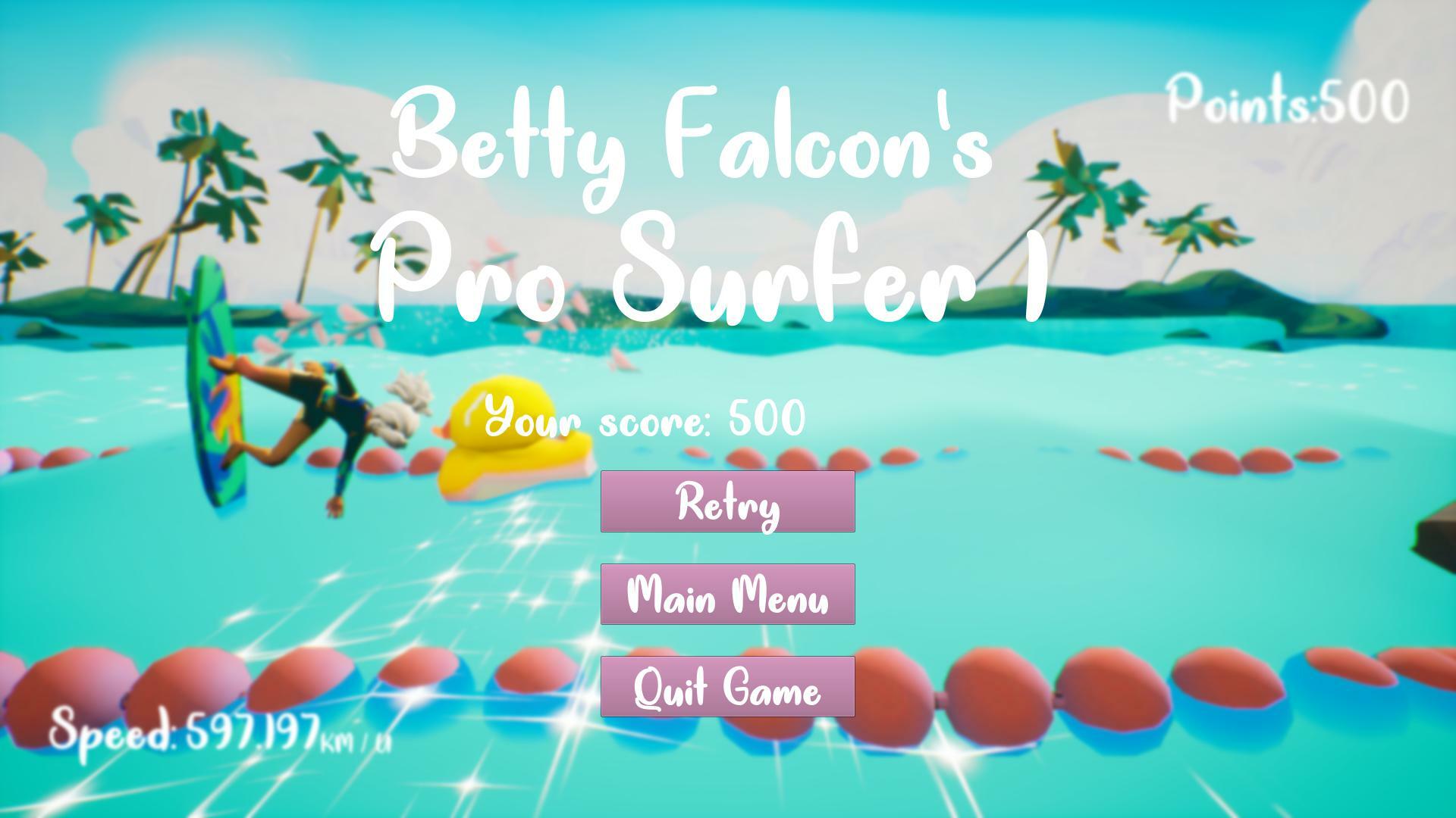 Betty Falcon's Pro Surfer 1