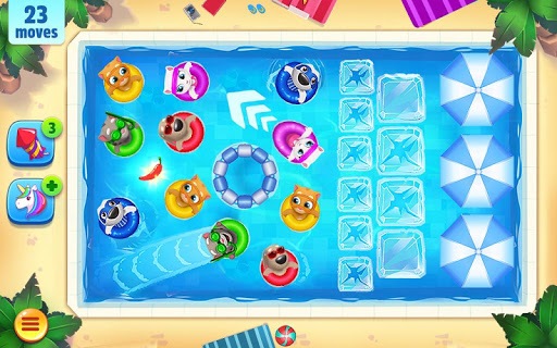 Talking Tom Pool Puzzle Game