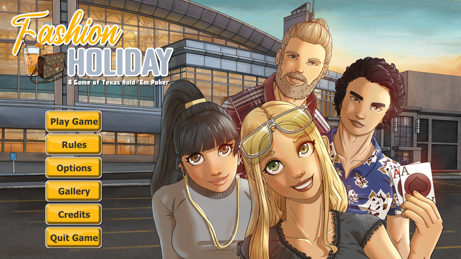 Fashion Holiday: A Game of Texas Hold 'Em screenshot