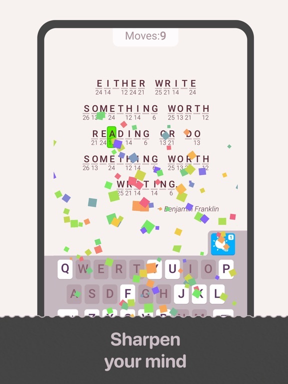 Cryptogram: Word Brain Puzzle