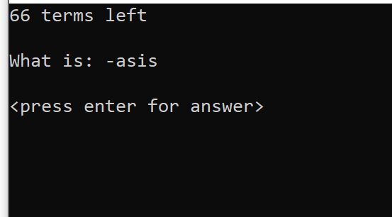Medical Terminology quiz