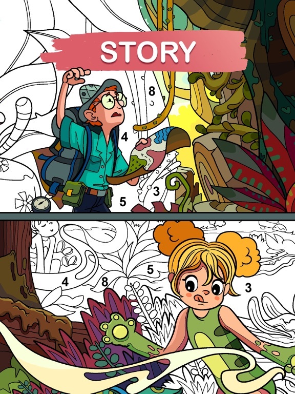 Art games: Color by number