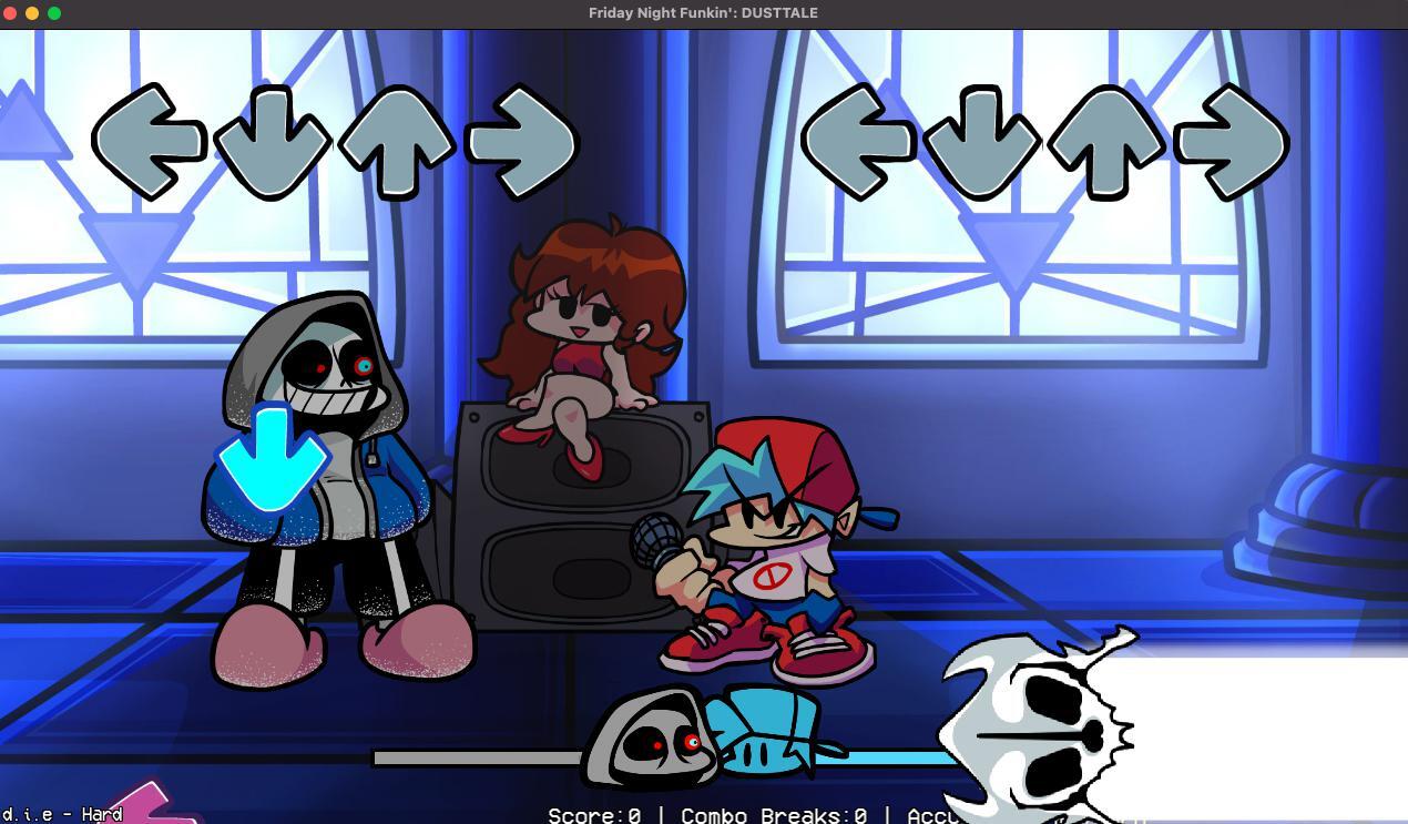 FNF VS DUSTTALE For mac