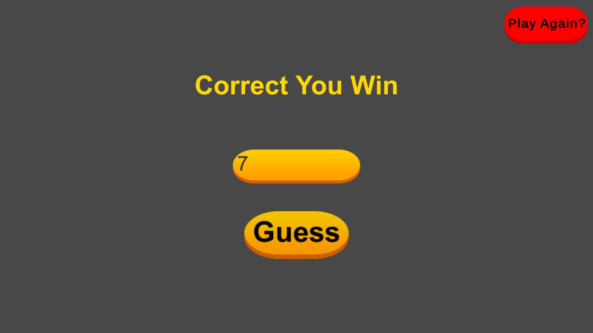 Number Guesser Classic