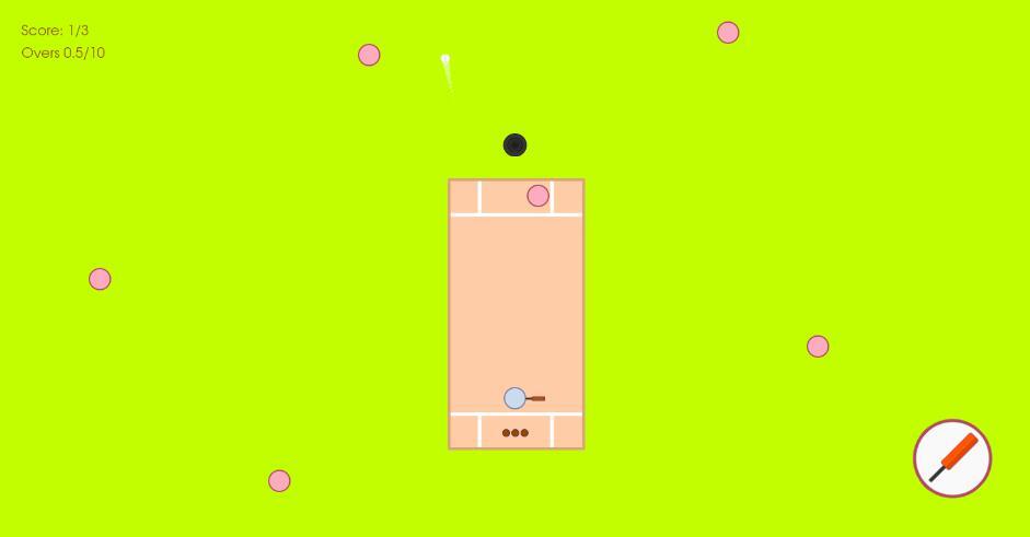 Cricket Minimalist Game