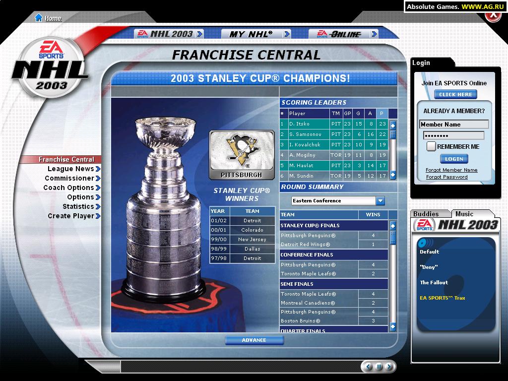 NHL 2003