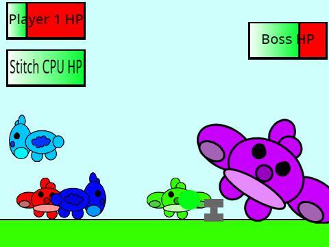 Stitch vs BIG stitch (cool fight!)