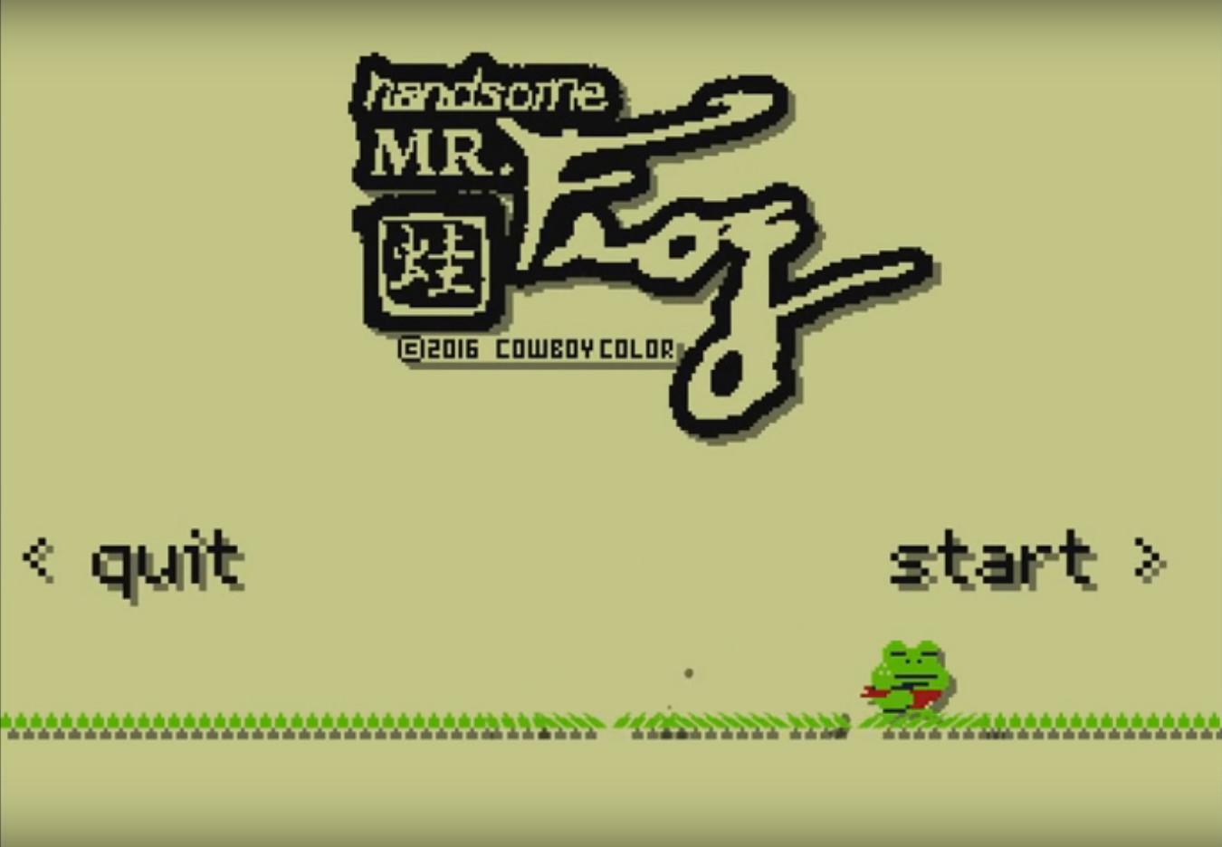 Handsome Mr. Frog