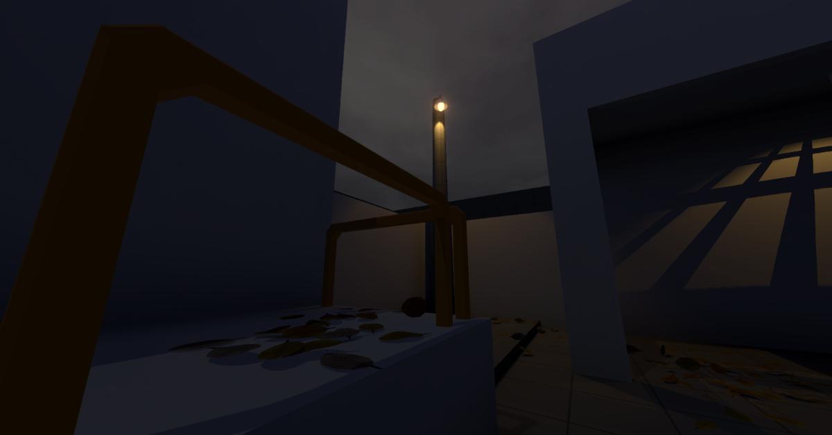 sweeping leaves on a windy day