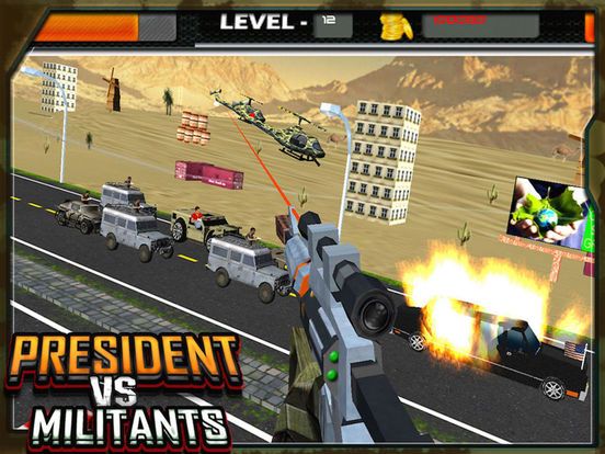 President Vs Militant - Clash of Commando War Game