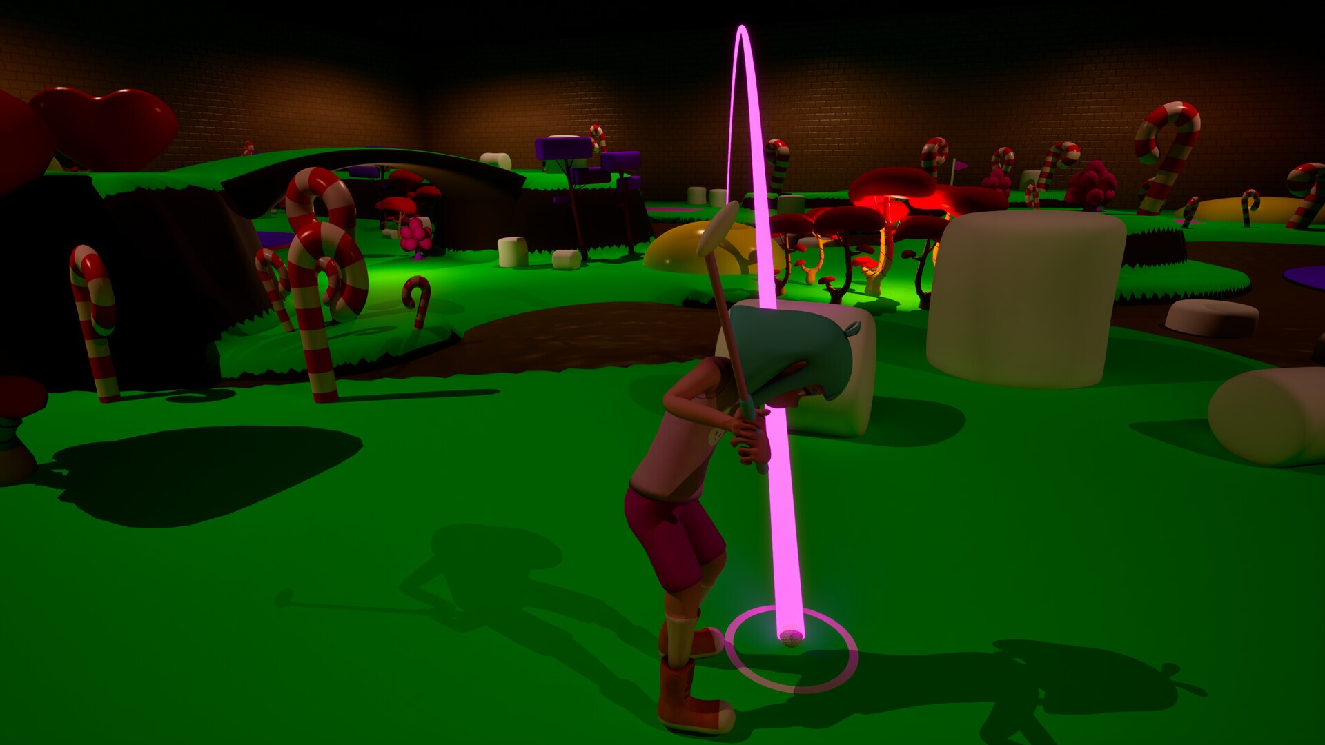 Lo-Fi Golf gameplay visual