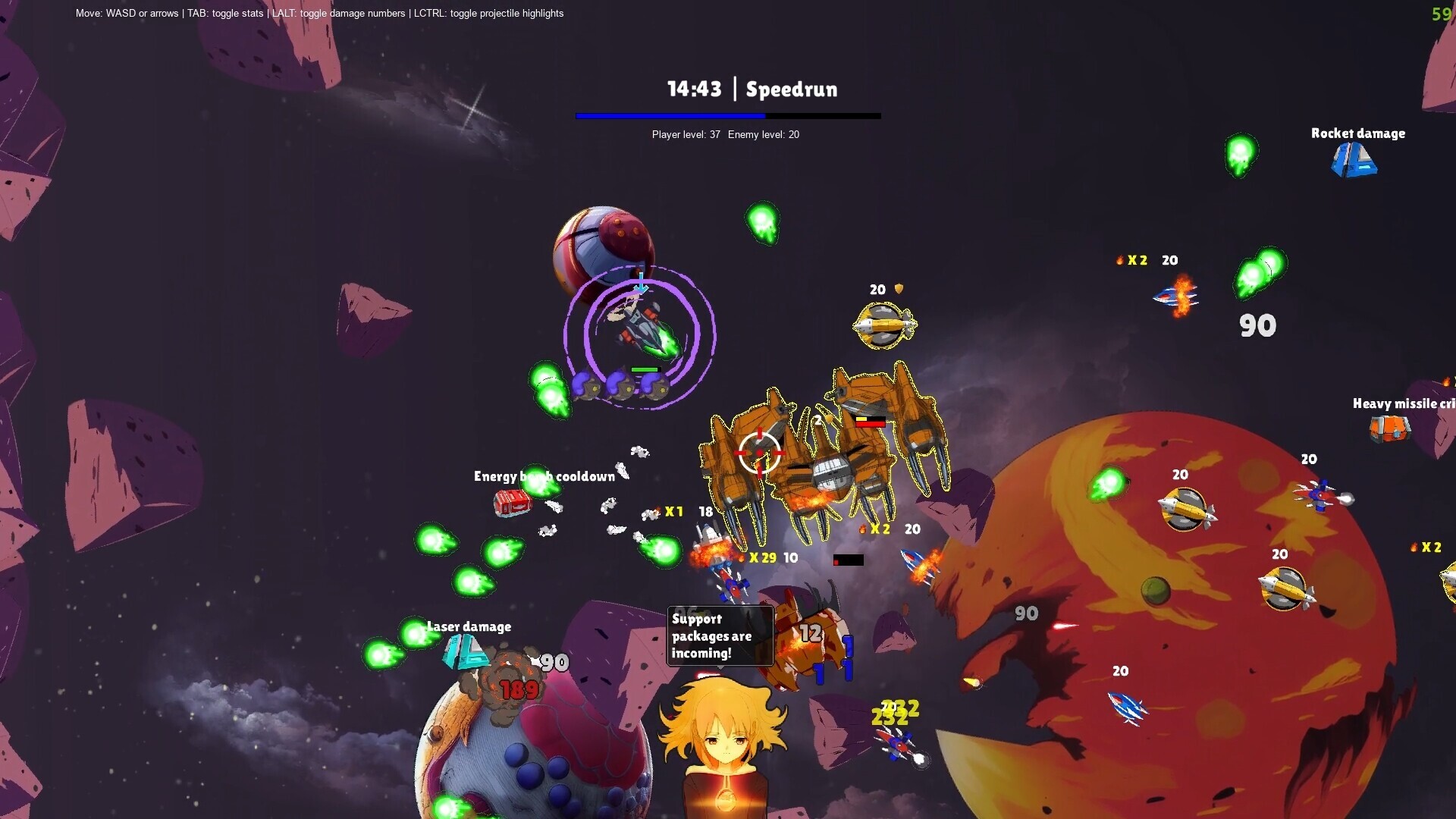 Spaceship Survivors screenshot