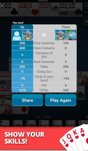 Buraco: Free Canasta Cards