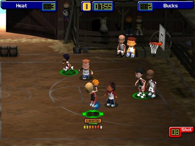Backyard Basketball 2004 gameplay visual