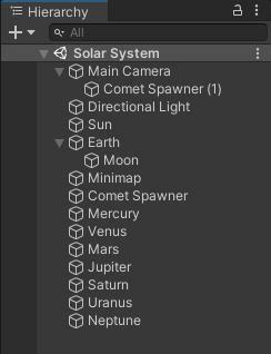 Solar System Course Project