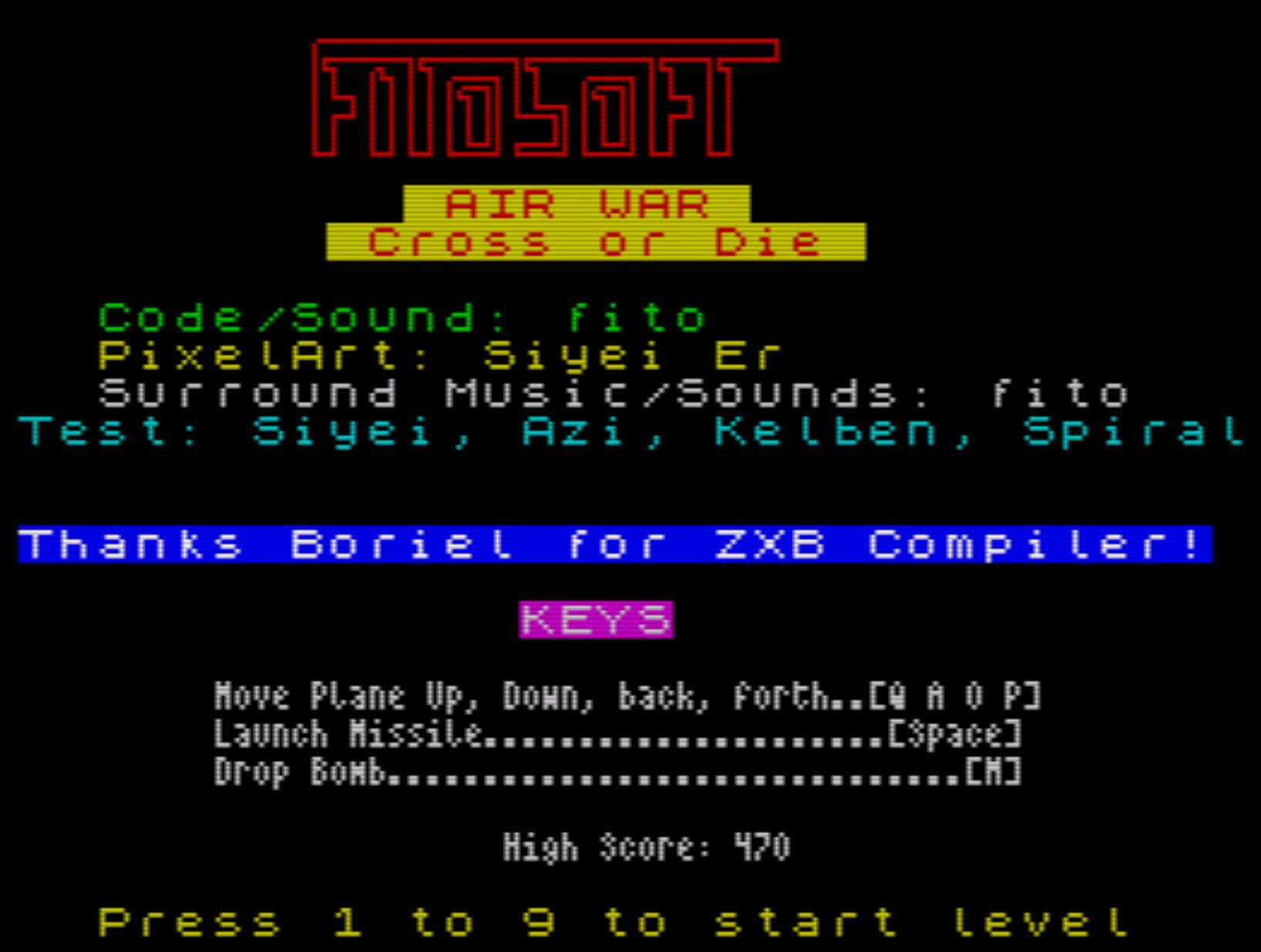 AIR WAR - Cross or Die