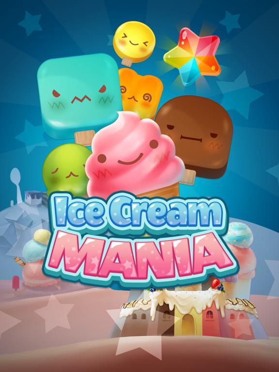 Ice Cream Mania:Match 3 Puzzle