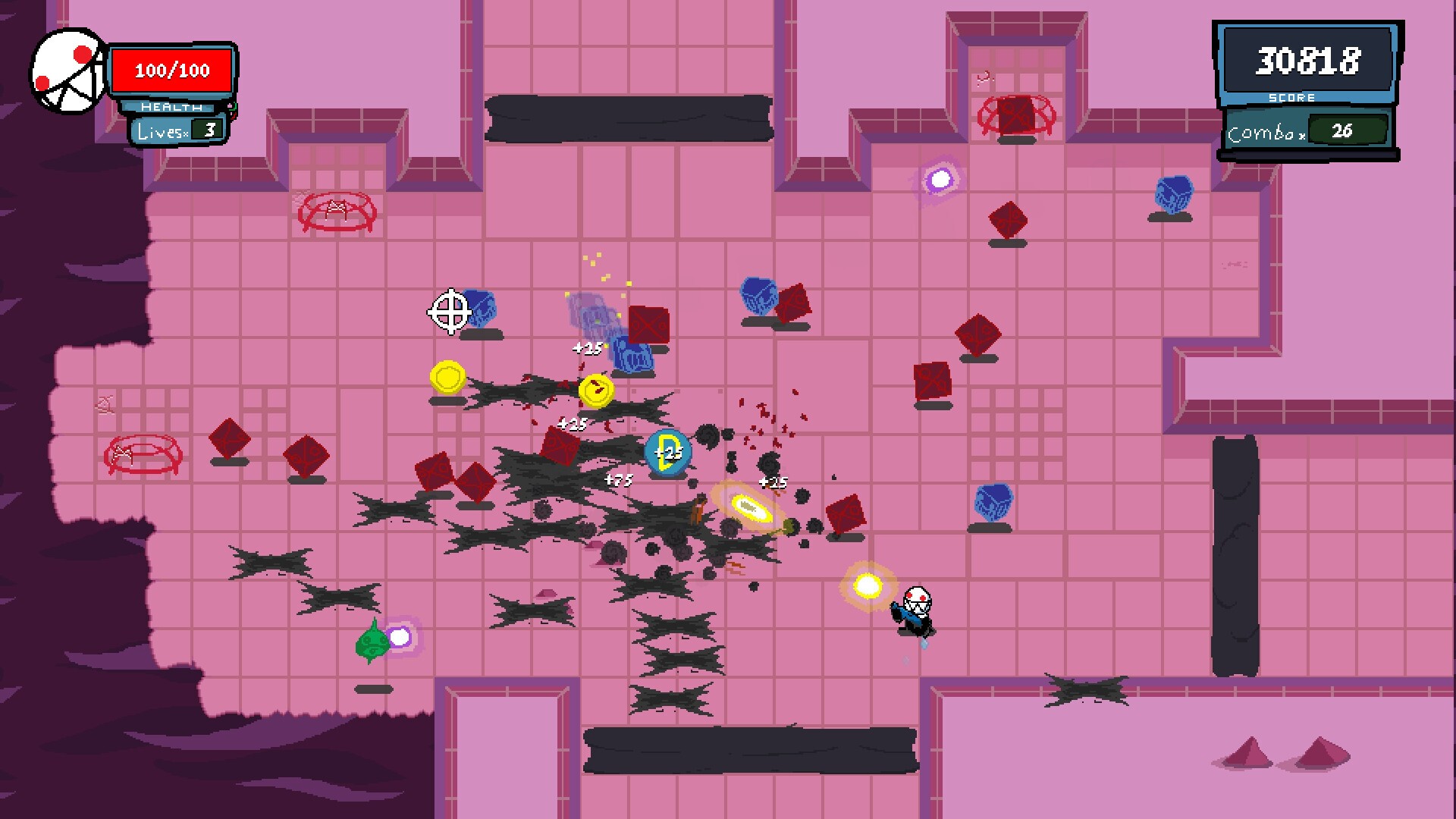 Pain 'n Dave: The Maze of Malice gameplay visual
