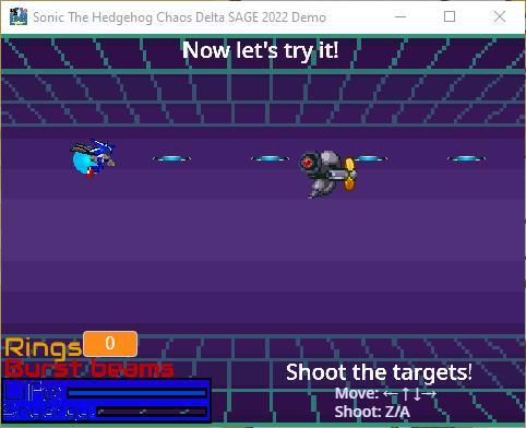 Sonic the Hedgehog: Chaos Delta SAGE 2022 demo