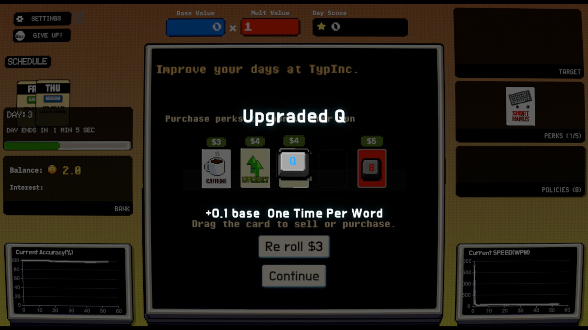 TypInc. gameplay visual