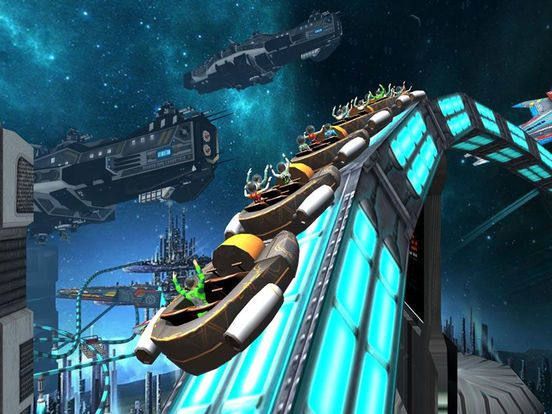 RollerCoster Simulator Space. Ride The 6 Parck Amusement Theme Mania