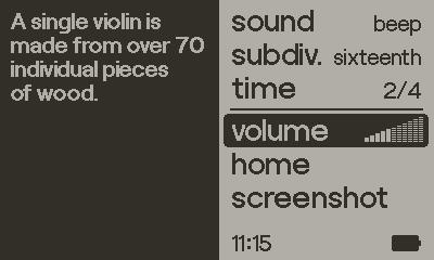 Metronome for Playdate