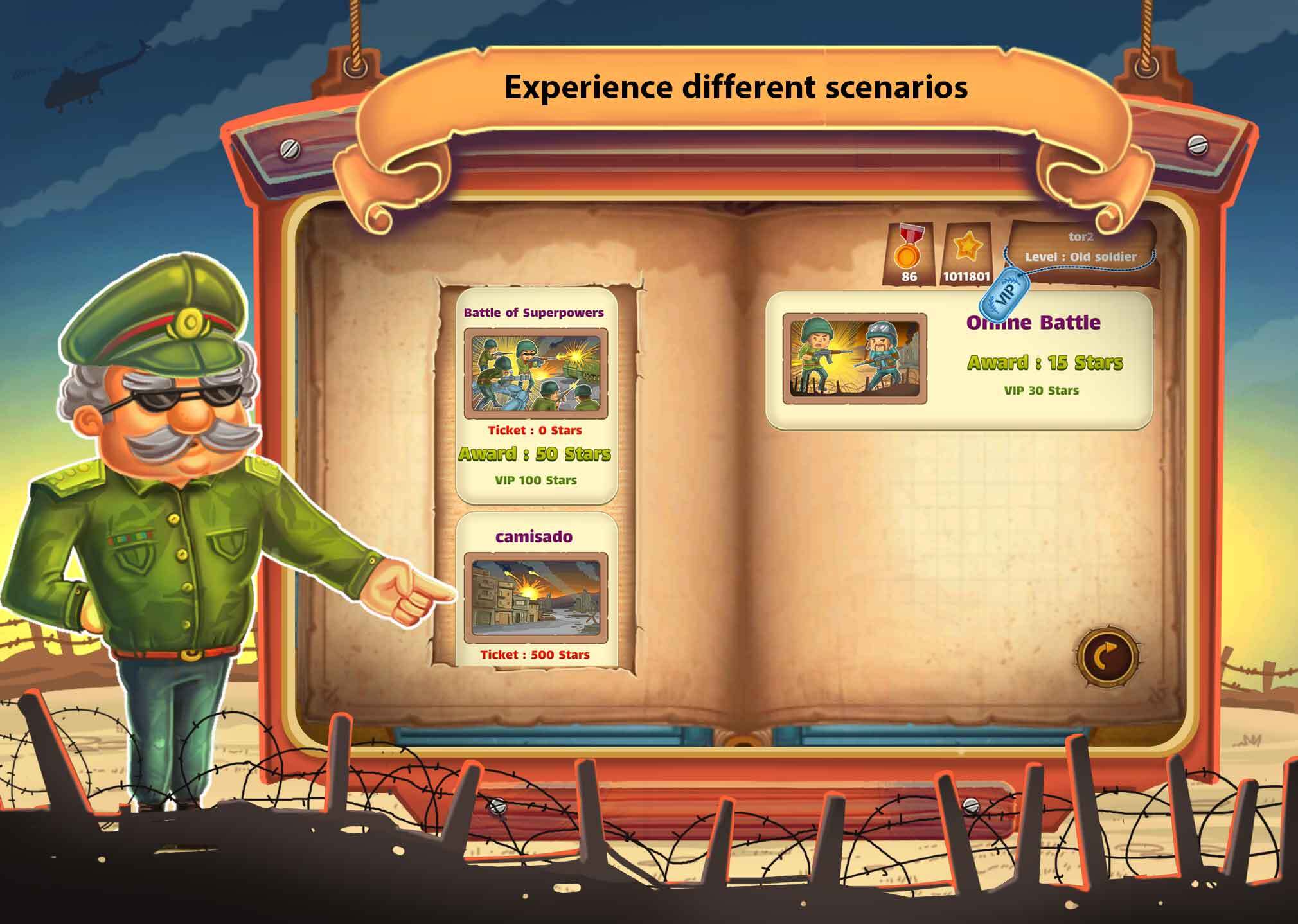 Paper War: online Turn base