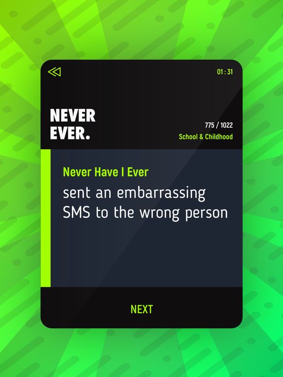 Never Have I Ever Game!