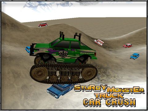 Sturdy Monster Truck Tank Car Crush