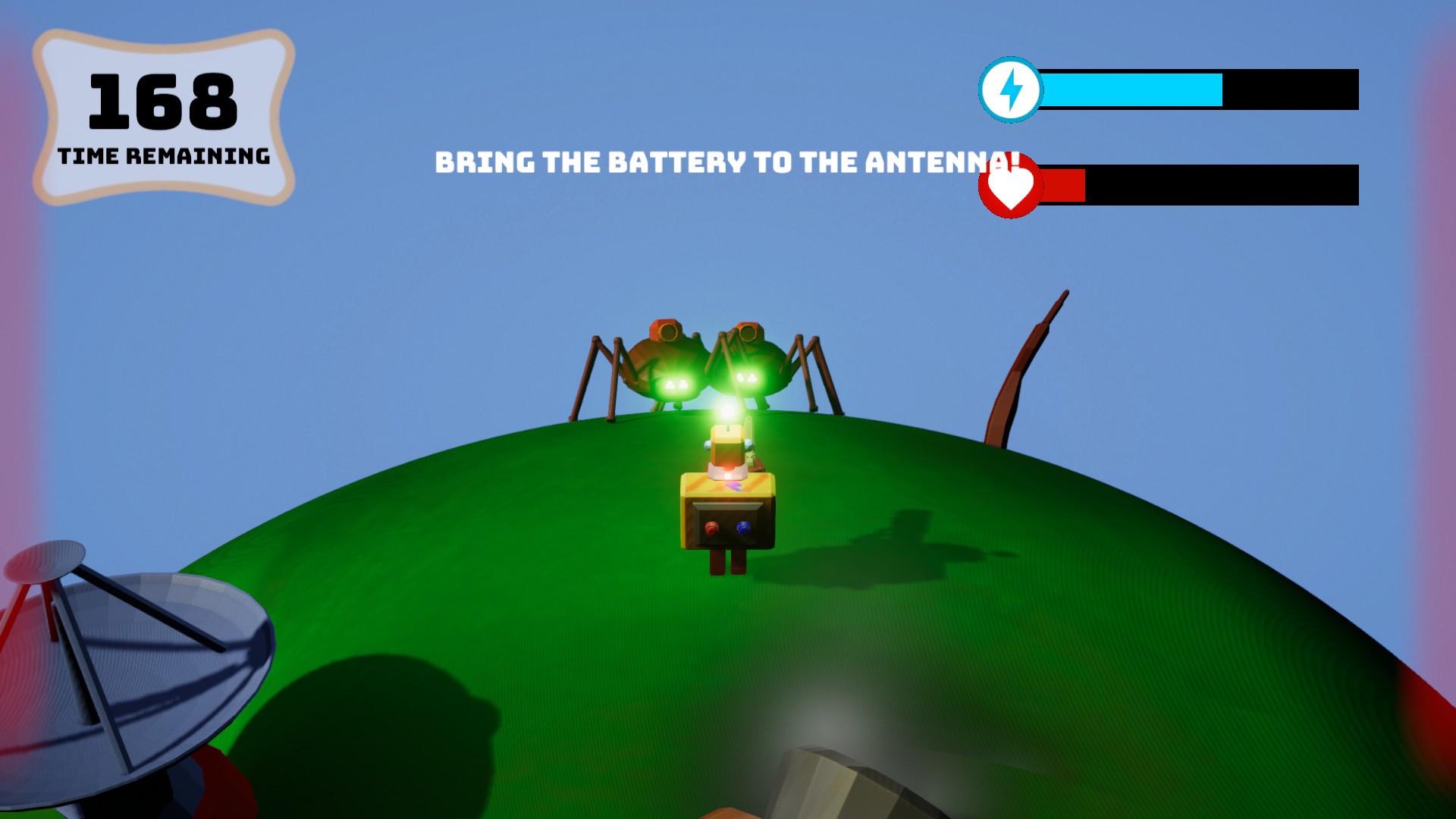 Roboson Crusoe and the Spiders from Muranus