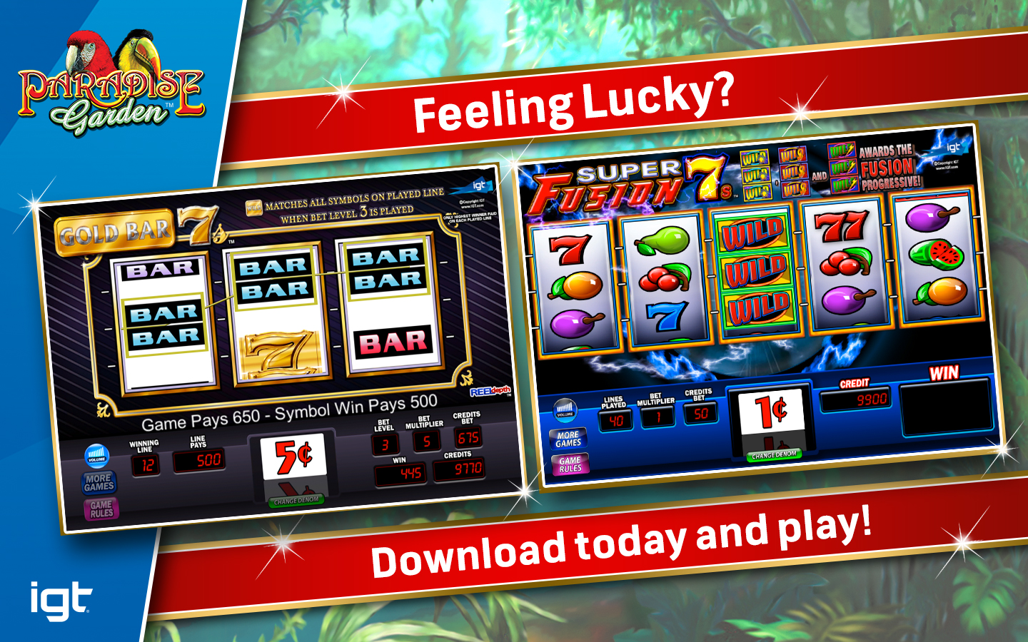 IGT Slots Paradise Garden