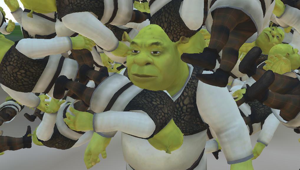 Shrek vs kids