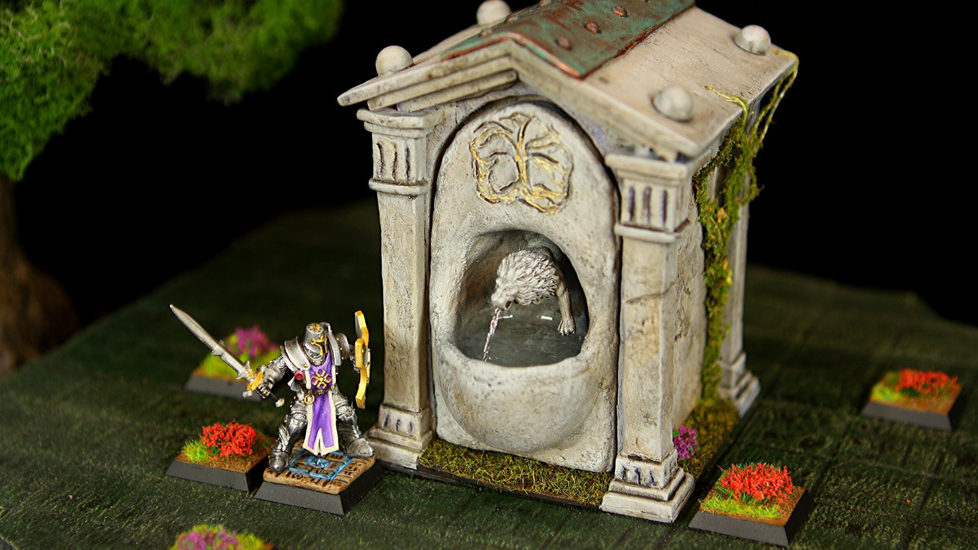 Modular Healing Fountain & Crypt
