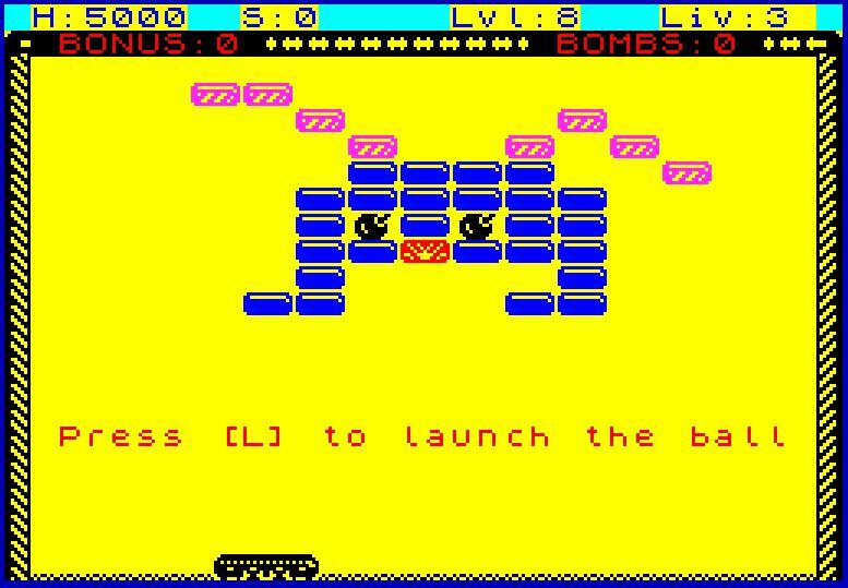 Brickz! (INVADERZ) ZX Spectrum Next