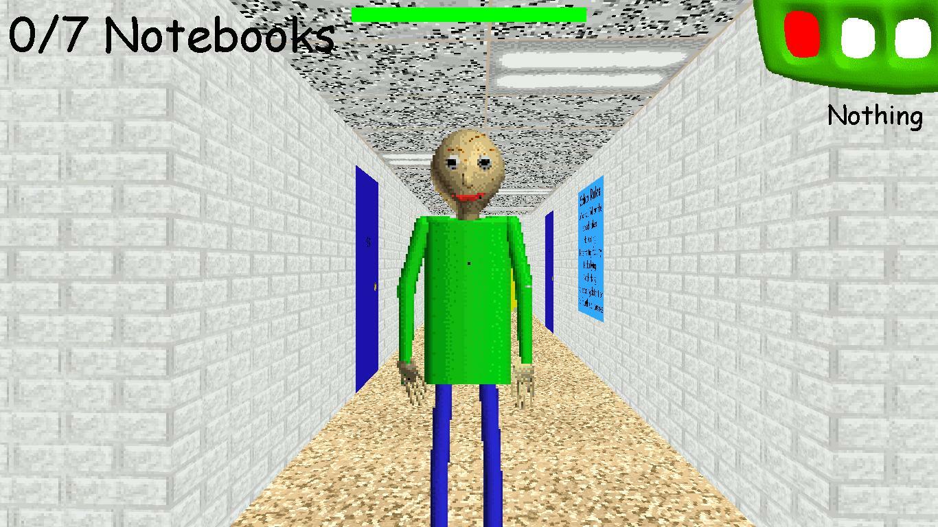 Baldi's Coma gameplay visual