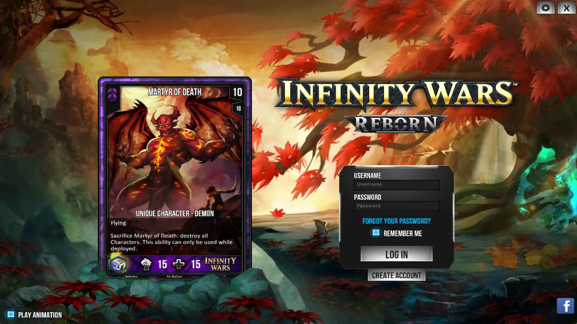 Infinity Wars: Animated Trading Card Game