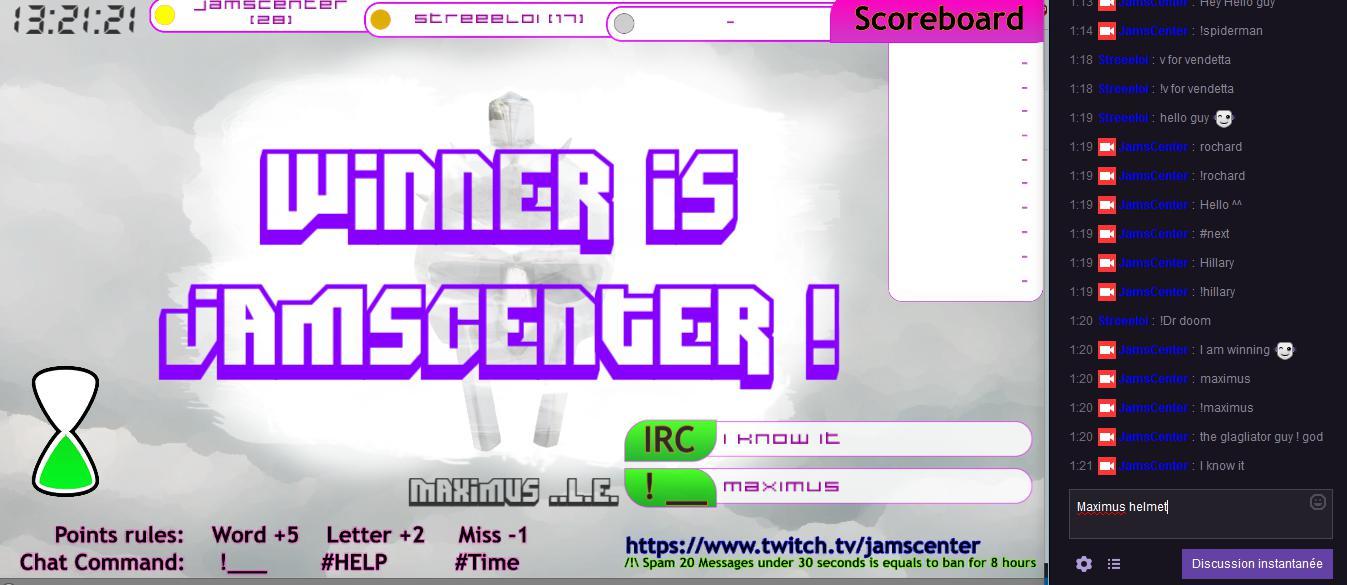 Twitch Masks Challenge