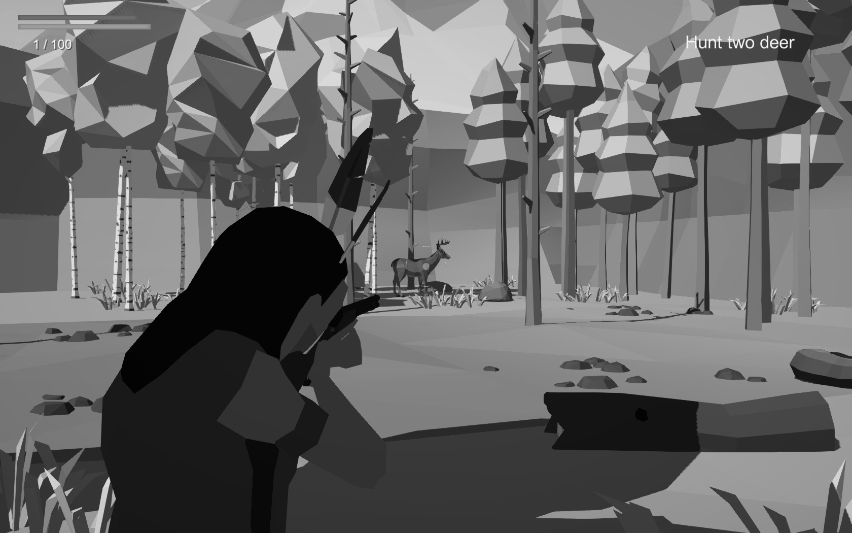 Wounded Winter: Black And White