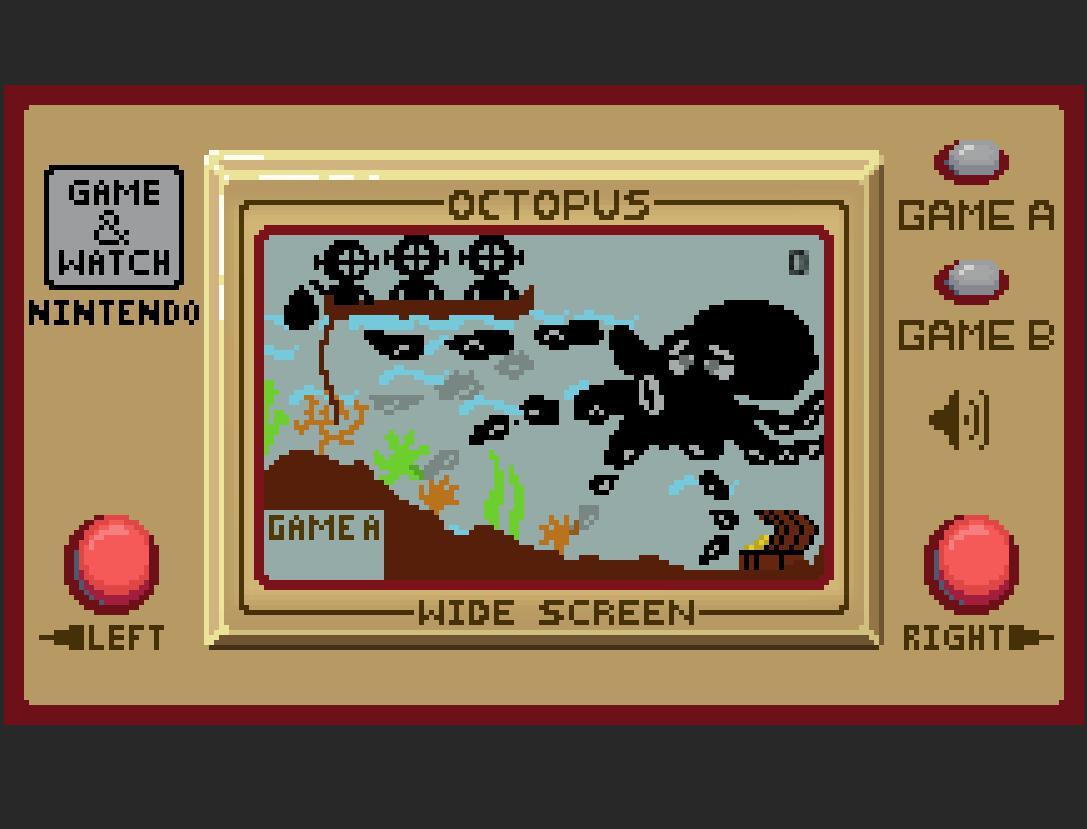 Game & Watch: Octopus