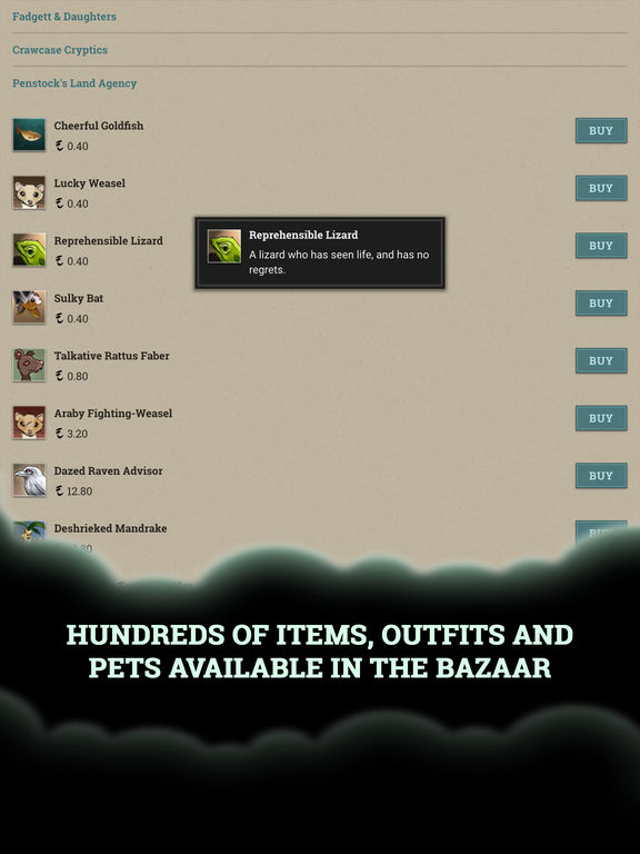 Fallen London screenshot