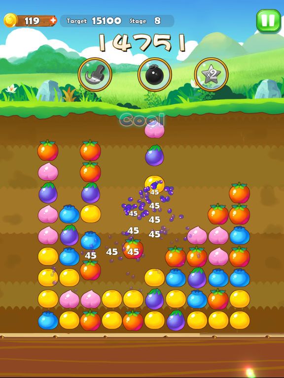 Puzzle Fruit - Tap Block Games