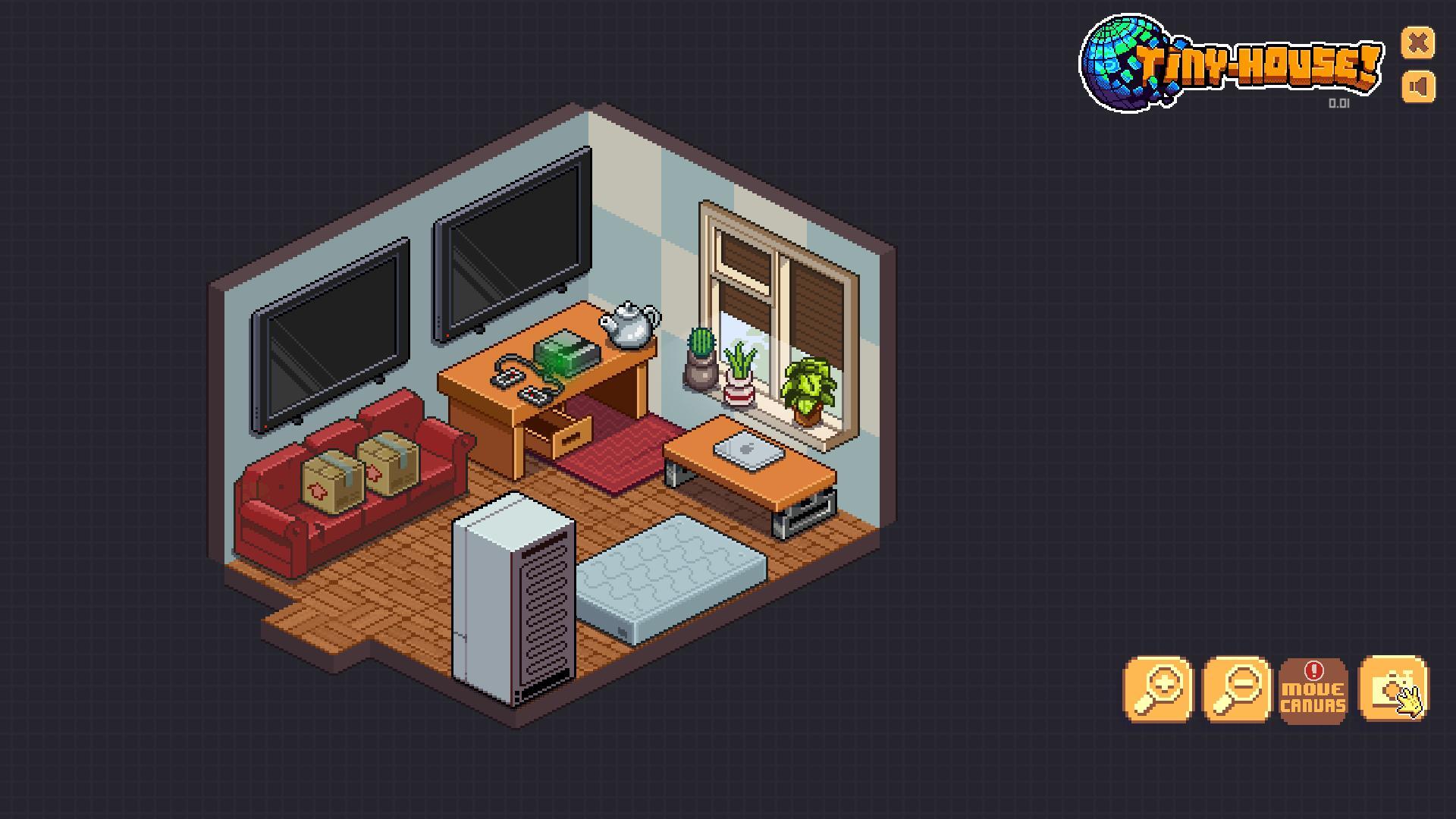 TinyHouse! Create your isometric interior room.