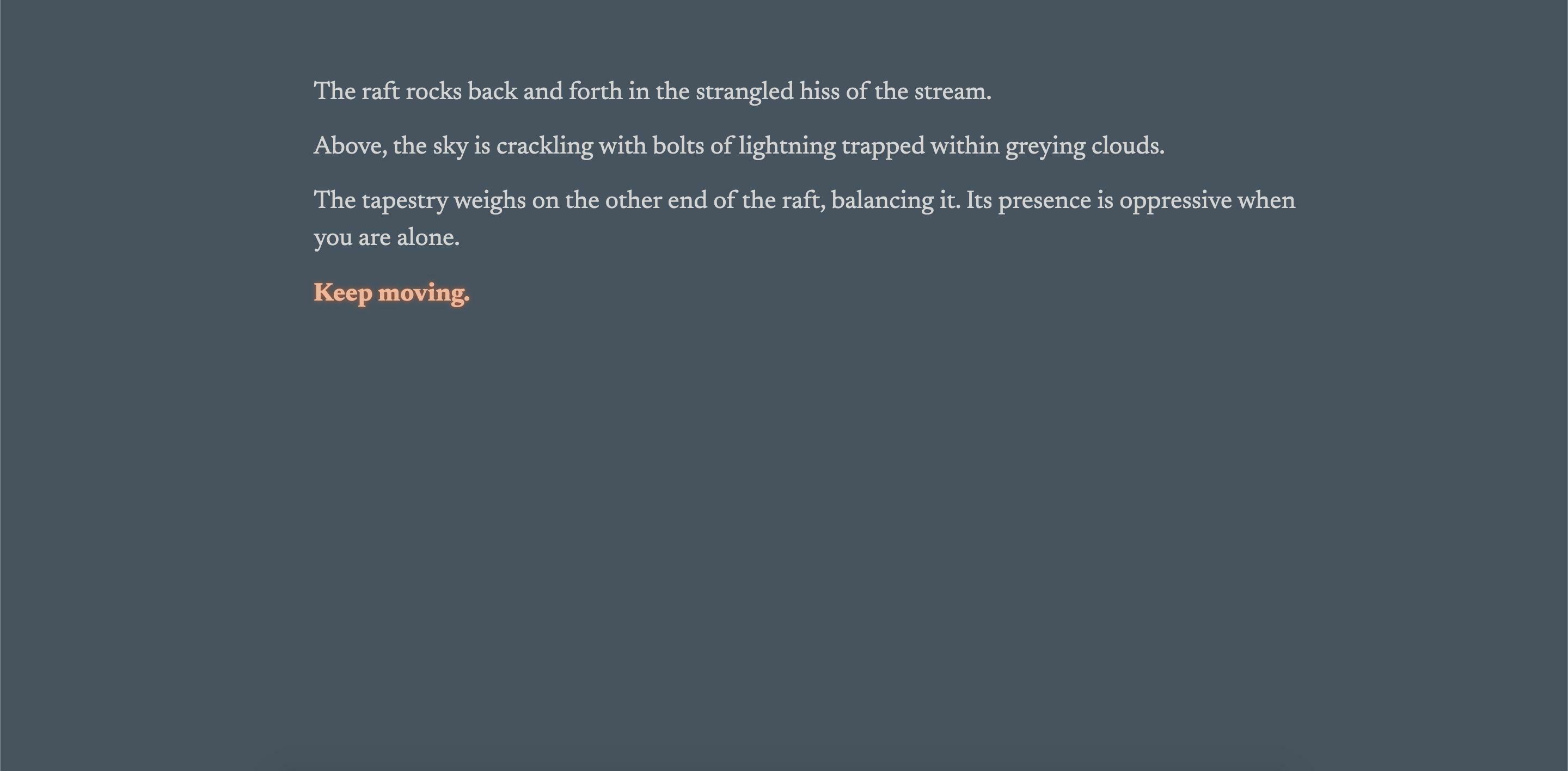 woven between times and tellings