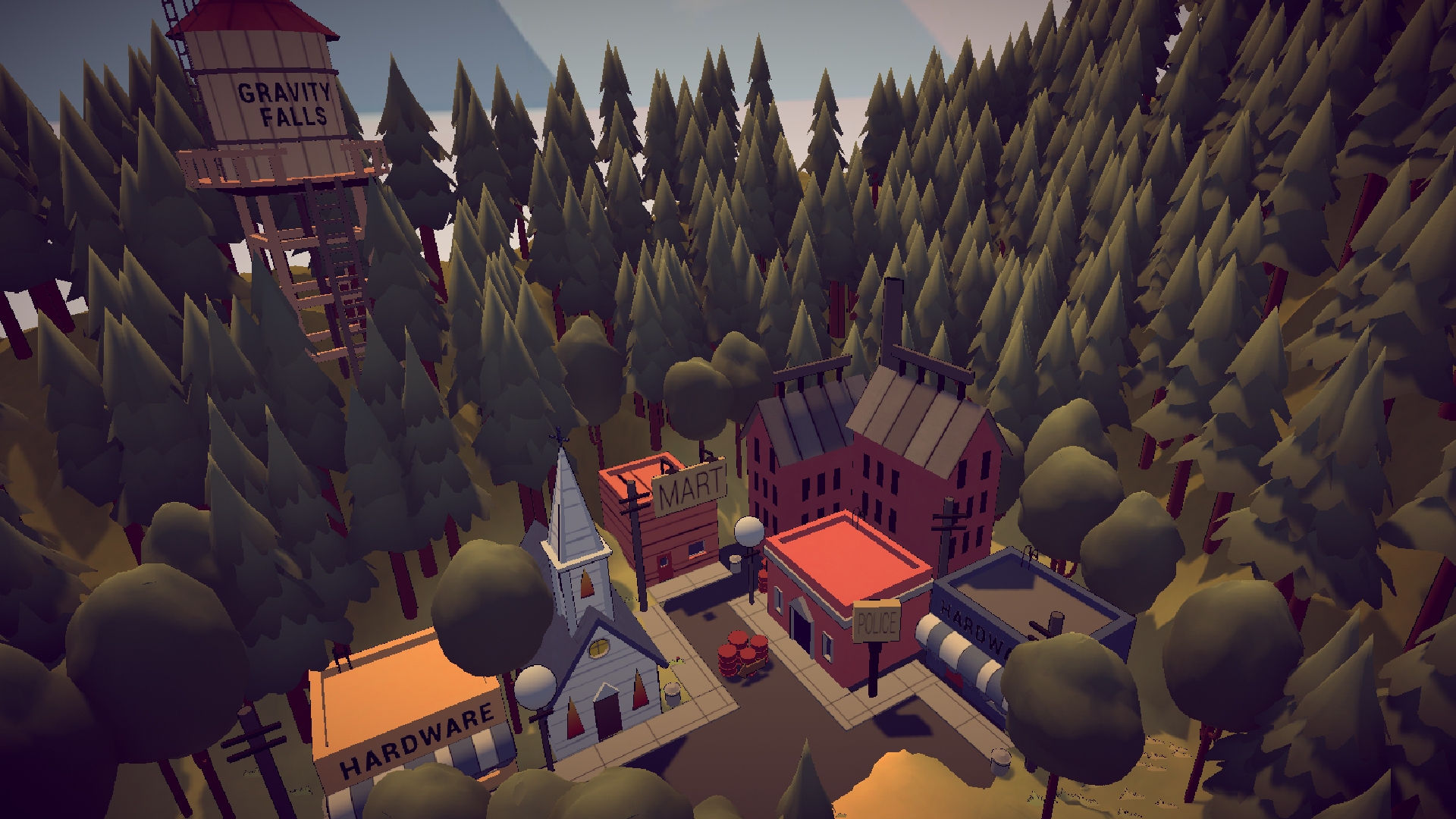 Gravity Falls Racing Game