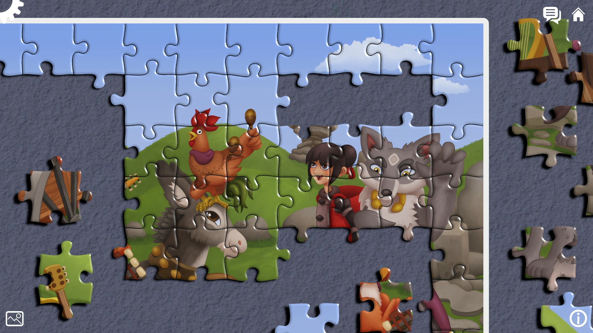 The Adventures of Wolf and Hood - A Jigsaw Tale