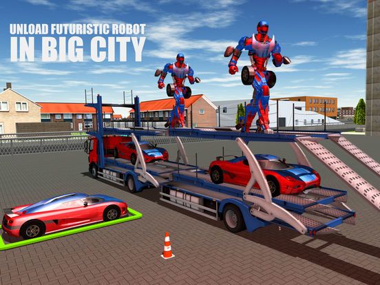 Futuristic Robot Transport